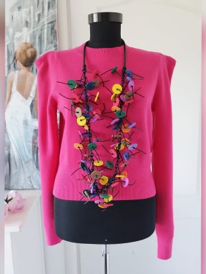 Pulover din tricot moale (50% vâscoză)