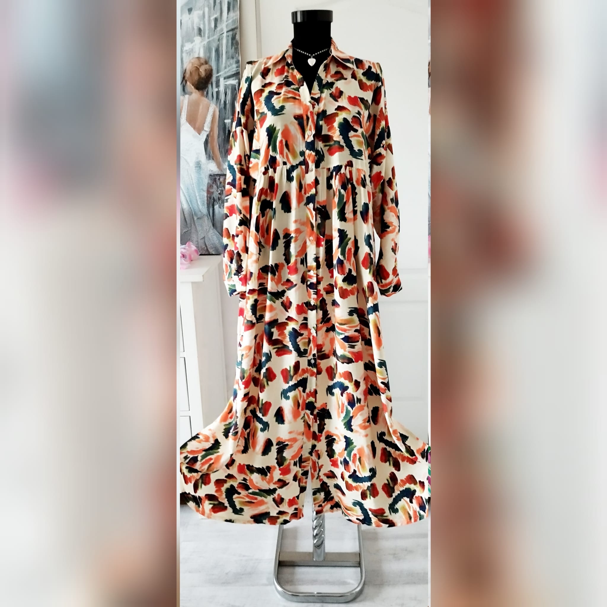 Rochie tip cămașă – 2 Rochie tip cămașă 80% bumbac