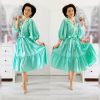 Rochie 80% bumbac 20% vâscoză Green Mint