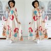 Rochie maxi cu imprimeu Flintstones Light
